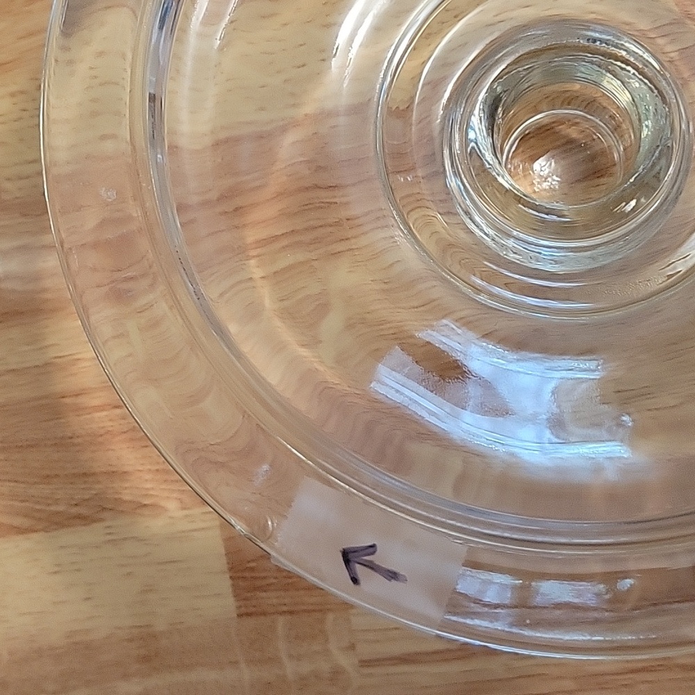 SPRINGWATER Vintage 1997 Cookie Jar, glass 13", - Picture 4 of 4